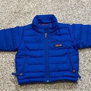 Patagonia Baby Vibrant Blue Puffer Coat